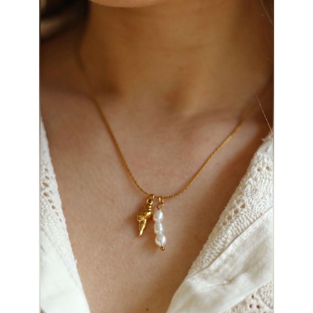Seashell necklace #2560
